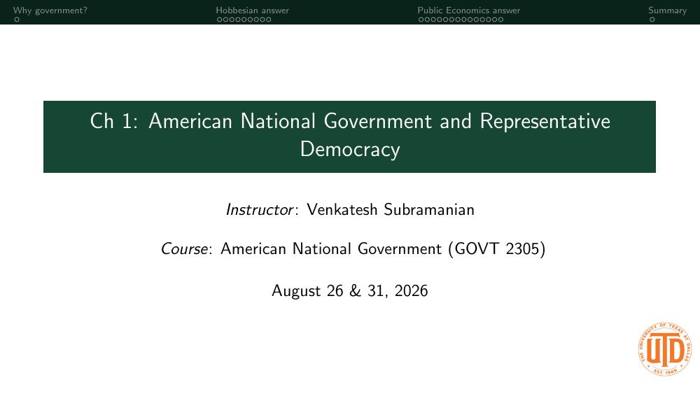 First page of 01 govt2305 govintro